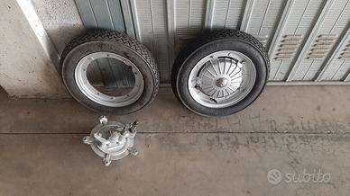 cerchi mozzi tamburi gomme vespa