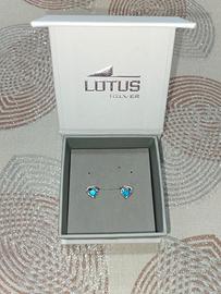 orecchini cuore azzurro 