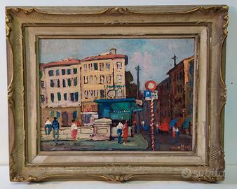 Dipinto di Attilio Cavallini, Como (1888-1948)