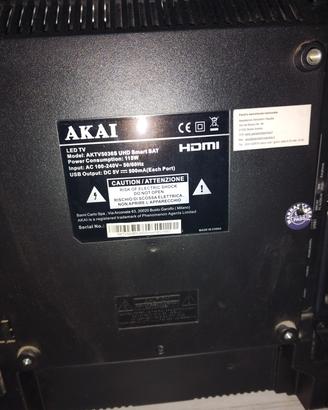 smart TV akai 50 pollici 4k