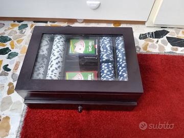 cofanetto per giocare a poker