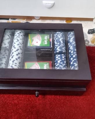 cofanetto per giocare a poker