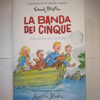 LIBRO "LA BANDA DEI CINQUE"sull'isola del tesoro