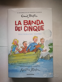 LIBRO "LA BANDA DEI CINQUE"sull'isola del tesoro