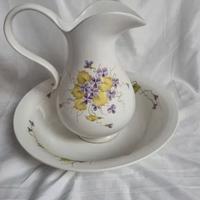 Brocca con bacile#set bagno#  Dipinta  a mano