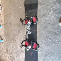 Morrow Fury 151 cm Snowboard + Attacchi 5150 Tg. L