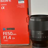 Sony FE 50mm f/1.4 ZA Planar T*