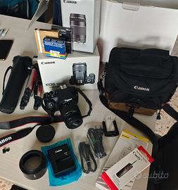 Kit Fotocamera reflex digitale canon eos 1200d +