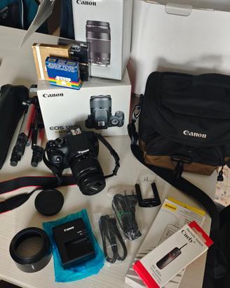 Kit Fotocamera reflex digitale canon eos 1200d +