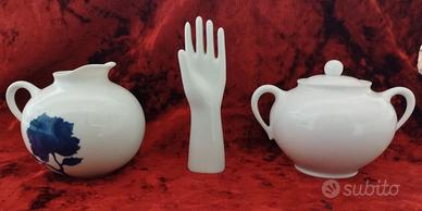 Trittico Richard Ginori Mano Gio Ponti + Lattiera