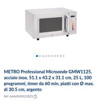 Microonde METRO professional