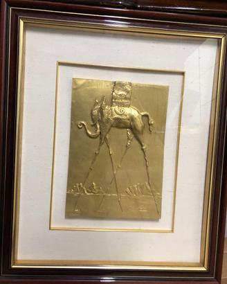 bassorilievo Salvador Dalì Oro/ Argento 1000/1000