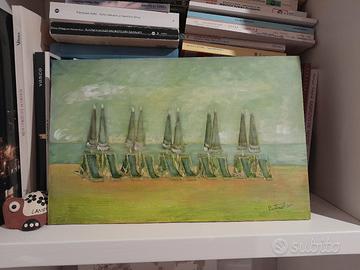 Dipinto olio su tavola