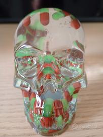 teschio in resina epossidica