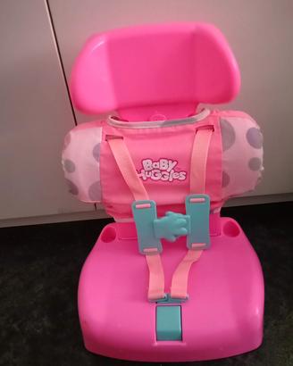 set  bambole(passeggino,seggiolino auto,carrello)