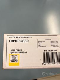 Toner OKI 44059105 giallo originale C810 C830