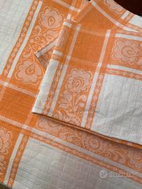 2 Tovaglie in fiandra di cotone