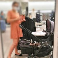 Passeggino gemellare per neonati