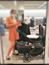 Passeggino gemellare per neonati