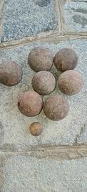 bocce antiche da gioco