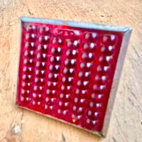 Catarifrangente moto antico, 1910 vetro