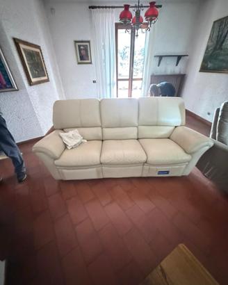 Divano 3 posti in pelle Chateau d’ax