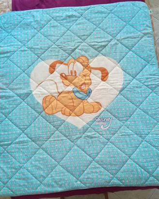 Trapunta culla Caleffi Disney con baby Pluto 