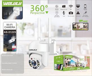 WOLULU AS-51225 Telecamera di Sorveglianza WiFi PT