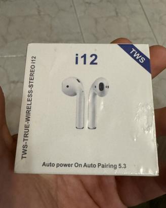 Cuffie wireless TWS i12 compatibili con Siri