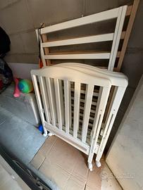 Foppapedretti Lettino neonato legno con cassettone