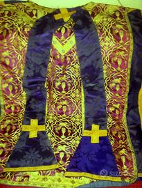 Pianeta abito talare con stola. vintage