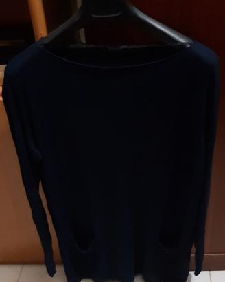 Maglione Donna lungo blu