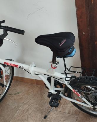 bicicletta pieghevole con cambio 
