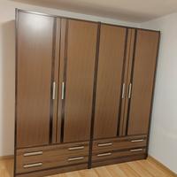 Camera matrimoniale color noce scuro 