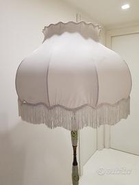 Piantana Aldo Tura Napoleon In Ceramica  Ottone