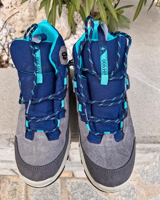 Scarpe trekking Quechua n.39 impermeabili 