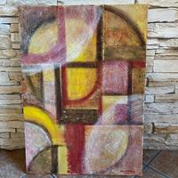 quadro astratto materico Mazzaretto originale