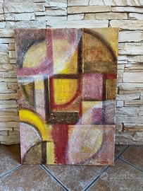 quadro astratto materico Mazzaretto originale