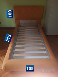 Contenitore letto singolo +doghe