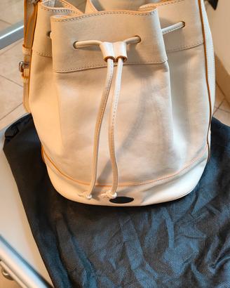 Borsa a secchiello in pelle Furla. 