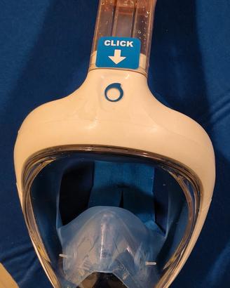 maschera snorkeling integrale Subea Easybreath 500