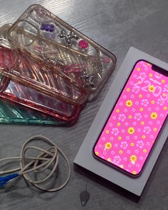 Iphone 14 258 GB LILLA + COVER + CAVO +  SLOT SIM