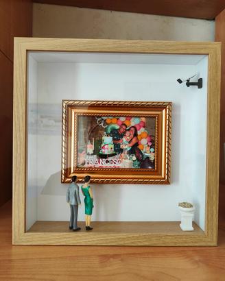Cornice 3D personalizzata con foto – Diorama