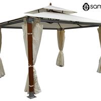 Gazebo da giardino 3x4 in legno mod. Porto Rico