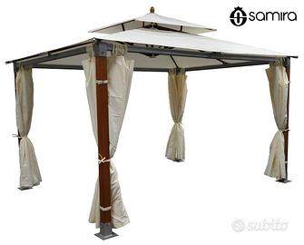 Gazebo da giardino 3x4 in legno mod. Porto Rico