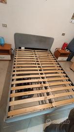 Letto matrimoniale e rete 140x200