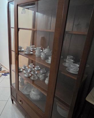 Cristalliera e comó arte povera