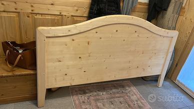 Testata letto in legno massello di abete