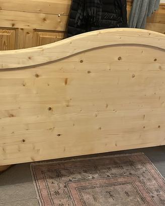 Testata letto in legno massello di abete
