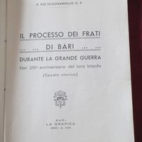 Libro - IL PROCESSO DEI FRATI DI BARI